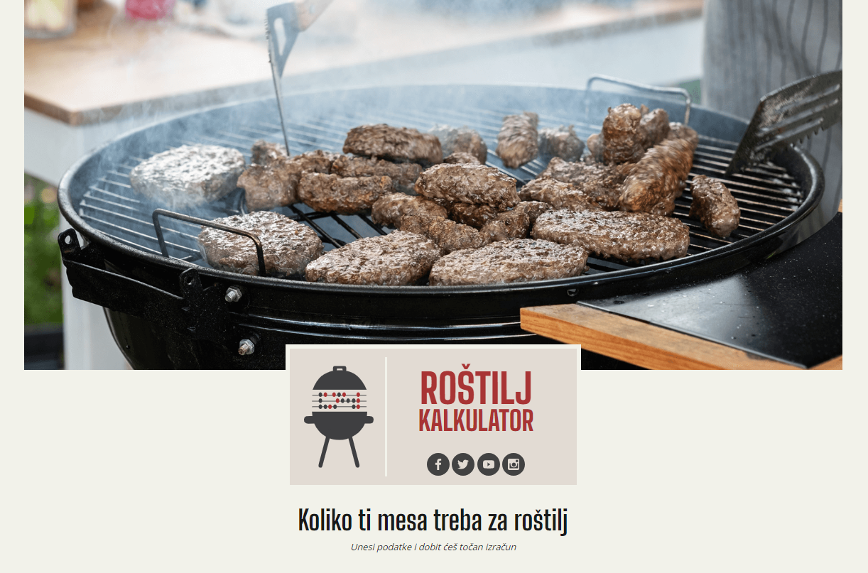 Pametno roštiljanje započinje s PIK-ovim Roštilj kalkulatorom